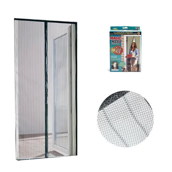 Mesh Screen Net Home Magnetic Foldable Anti Mosquito Door Curtains